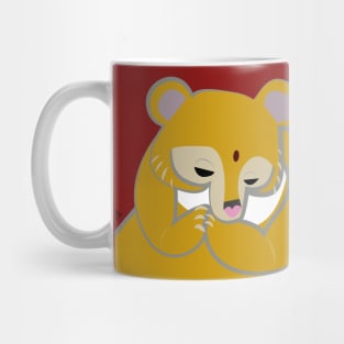 Golden Yoga bear Mug